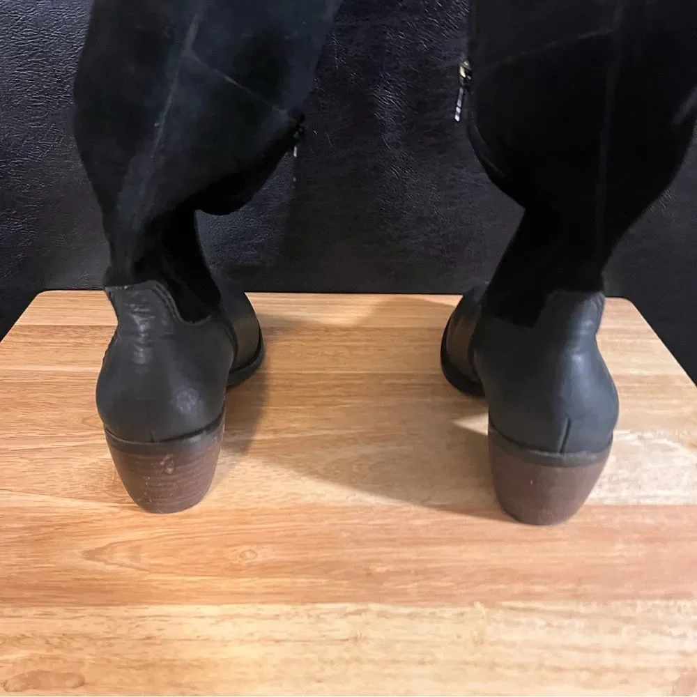 Lucky Brand Komah Black Knee High Boots Size 5.5‎